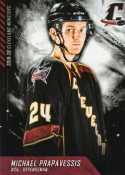 2019-20 Cleveland Monsters (AHL) #NNO Michael Prapavessis Front
