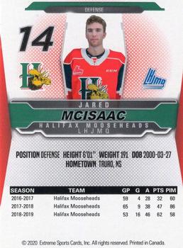 2019-20 Halifax Mooseheads (QMJHL) #8 Jared McIsaac Back