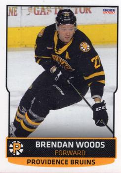 2019-20 Choice Providence Bruins (AHL) #13 Brendan Woods Front