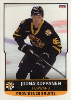 2019-20 Choice Providence Bruins (AHL) #16 Joona Koppanen Front