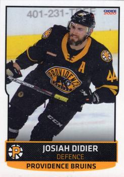 2019-20 Choice Providence Bruins (AHL) #25 Josiah Didier Front