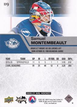 2020-21 Upper Deck AHL #119 Samuel Montembeault Back