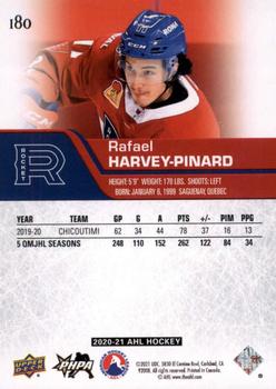 2020-21 Upper Deck AHL #180 Rafael Harvey-Pinard Back
