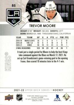 2021-22 Upper Deck #85 Trevor Moore Back