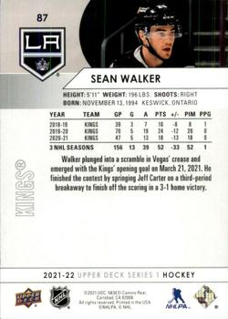 2021-22 Upper Deck #87 Sean Walker Back