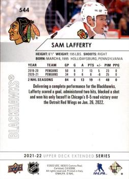 2021-22 Upper Deck #544 Sam Lafferty Back