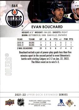 2021-22 Upper Deck #564 Evan Bouchard Back