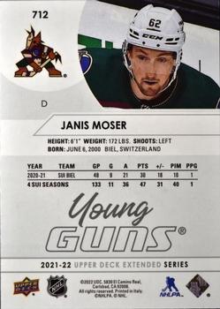 2021-22 Upper Deck #712 Janis Moser Back