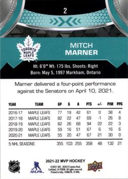 2021-22 Upper Deck MVP #2 Mitch Marner Back
