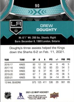 2021-22 Upper Deck MVP #90 Drew Doughty Back