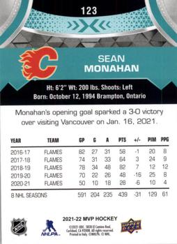 2021-22 Upper Deck MVP #123 Sean Monahan Back
