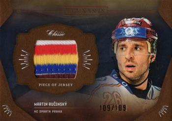 2020-21 OFS Classic Série I - Game Used Remnants #RPS-MRU Martin Rucinsky Front