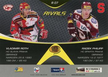 2011 Czech OFS premium - Rivals Jersey #7 Vladimir Roth / Radek Philipp Back