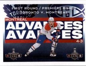 2021-22 Topps NHL Sticker Collection #3 First Round Montreal Canadiens Front