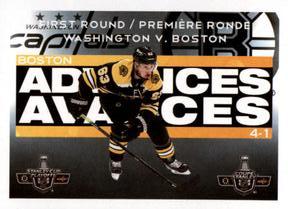 2021-22 Topps NHL Sticker Collection #6 First Round Boston Bruins Front