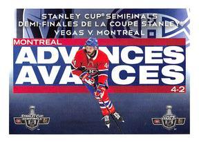 2021-22 Topps NHL Sticker Collection #13 Stanley Cup Semifinals Montreal Canadiens Front