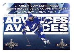 2021-22 Topps NHL Sticker Collection #14 Stanley Cup Semifinals Tampa Bay Lightning Front