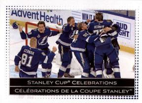 2021-22 Topps NHL Sticker Collection #22 Stanley Cup Celebration Front