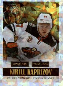 2021-22 Topps NHL Sticker Collection #36 Calder Memorial Trophy Kirill Kaprizov Front