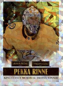 2021-22 Topps NHL Sticker Collection #38 King Clancy Memorial Trophy Pekka Rinne Front