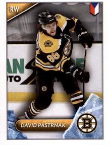 2021-22 Topps NHL Sticker Collection #89 David Pastrnak Front