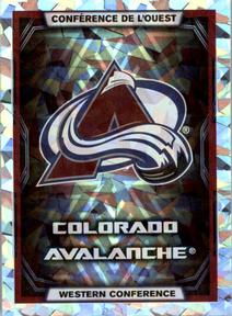 2021-22 Topps NHL Sticker Collection #167 Colorado Avalanche Logo Front
