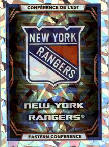 2021-22 Topps NHL Sticker Collection #371 New York Rangers Logo Front