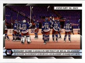 2021-22 Topps NHL Sticker Collection #372 2020/21 Team Highlights Front
