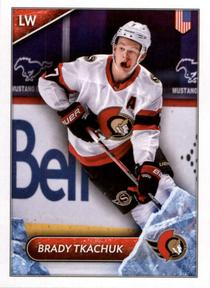 2021-22 Topps NHL Sticker Collection #393 Brady Tkachuk Front