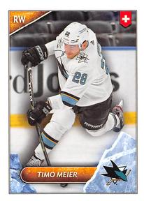 2021-22 Topps NHL Sticker Collection #447 Timo Meier Front