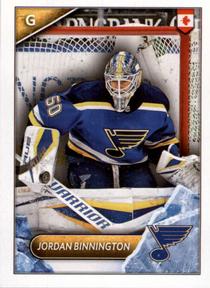 2021-22 Topps NHL Sticker Collection #463 Jordan Binnington Front