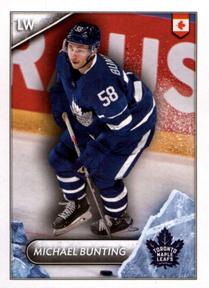 2021-22 Topps NHL Sticker Collection #501 Michael Bunting Front