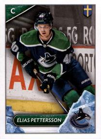 2021-22 Topps NHL Sticker Collection #512 Elias Pettersson Front