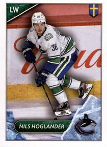 2021-22 Topps NHL Sticker Collection #519 Nils Hoglander Front
