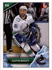 2021-22 Topps NHL Sticker Collection #523 Justin Bailey Front