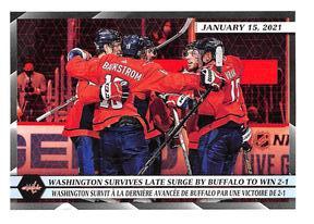 2021-22 Topps NHL Sticker Collection #542 2020/21 Team Highlights Front