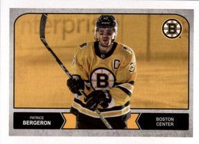 2021-22 Topps NHL Sticker Collection #637 Patrice Bergeron Front