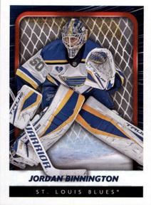 2021-22 Topps NHL Sticker Collection #649 Jordan Binnington Front