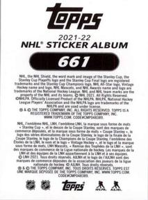 2021-22 Topps NHL Sticker Collection #661 Seattle Kraken Logo Puzzle 7 of 12 Back