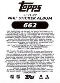 2021-22 Topps NHL Sticker Collection #662 Seattle Kraken Logo Puzzle 8 of 12 Back