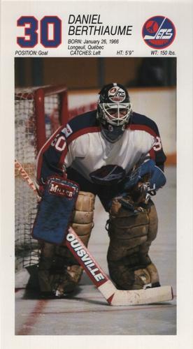 1988-89 Winnipeg Jets #NNO Daniel Berthiaume Front