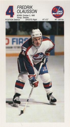 1988-89 Winnipeg Jets #NNO Fredrik Olausson Front