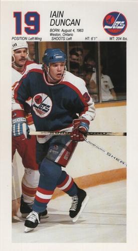 1988-89 Winnipeg Jets #NNO Iain Duncan Front