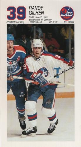 1988-89 Winnipeg Jets #NNO Randy Gilhen Front