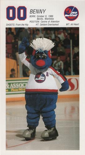 1988-89 Winnipeg Jets #NNO Benny Front