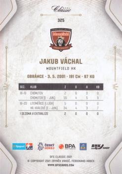 2020-21 OFS Classic Série II #325 Jakub Vachal Back