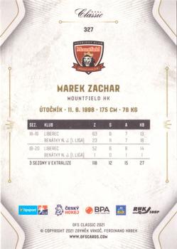 2020-21 OFS Classic Série II #327 Marek Zachar Back