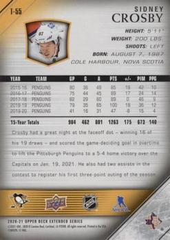 2020-21 Upper Deck - 2005-06 Upper Deck Tribute #T-55 Sidney Crosby Back