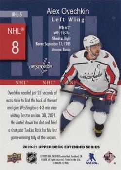 2020-21 Upper Deck - HoloGrFx NHL #NHL-5 Alex Ovechkin Back