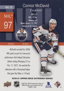 2020-21 Upper Deck - HoloGrFx NHL #NHL-20 Connor McDavid Back